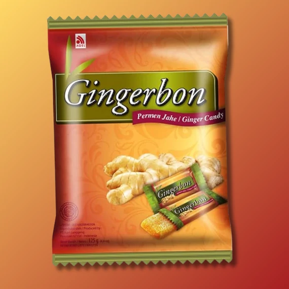 Indonéz gyömbér cukor 125g