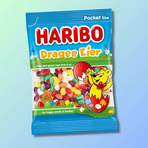 Haribo húsvéti zselés tojás cukorka 100g