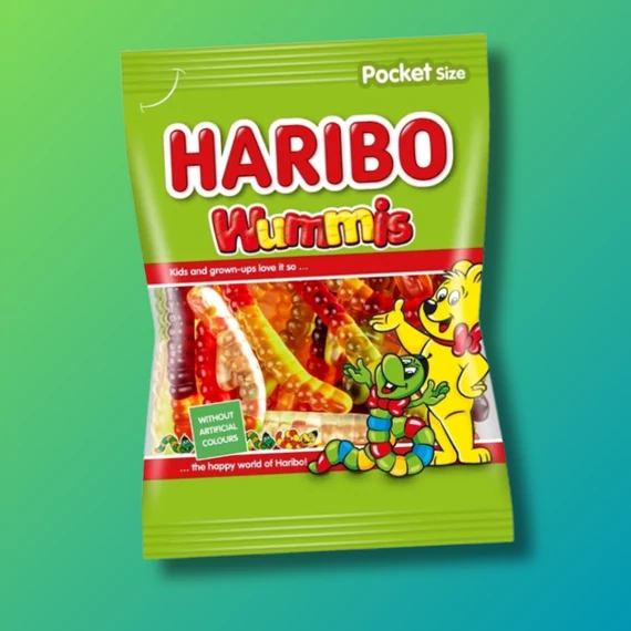 Haribo Wummis kukac gyümölcsös gumicukor 100g