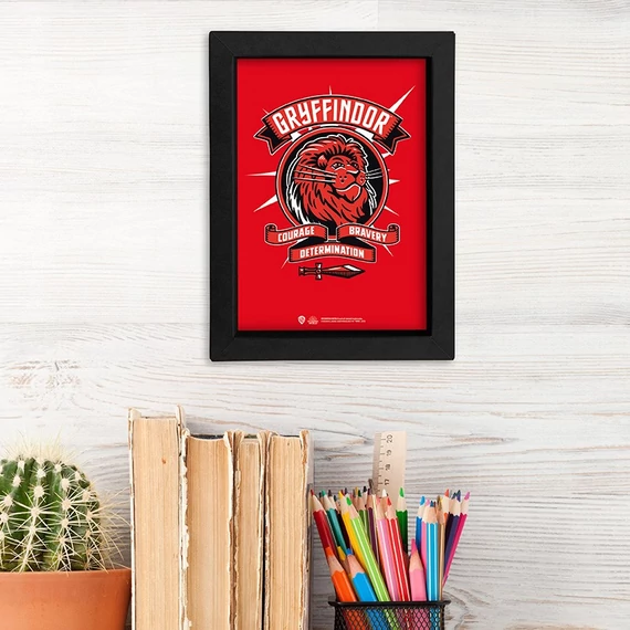 Harry Potter Griffendél asztalra vagy falra helyezhető keret