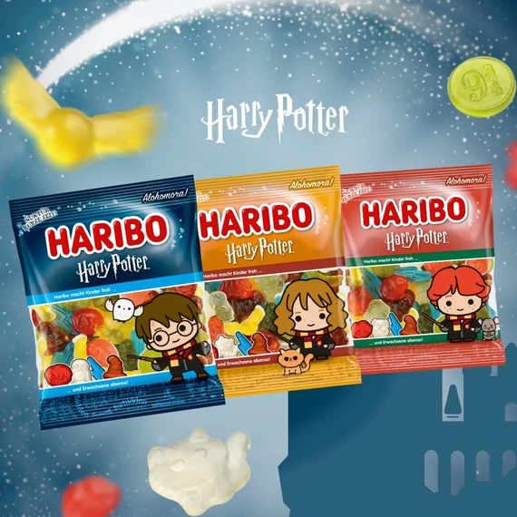 Harry Potter Haribo gumicukor csomag 3x160g