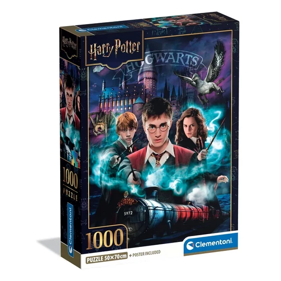 Harry Potter mágikus Roxfort puzzle ajándék poszterrel 1000db