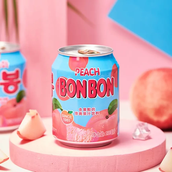 Haitai Peach Bon Bon barack ízű üdítő 340ml