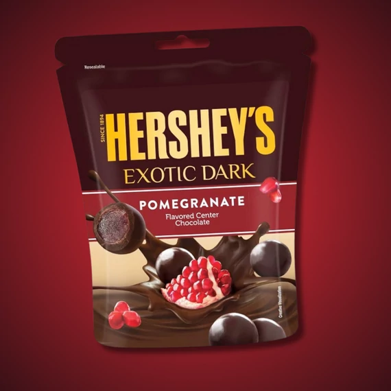 Hersheys Exotic Dark gránátalma ízű étcsokoládé 100g