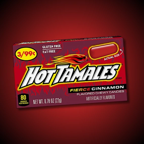 Hot Tamales Mini fahéjas cukorka 22g