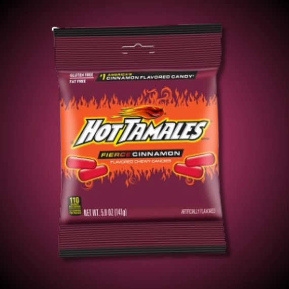 Hot Tamales fahéjas cukorka 141g