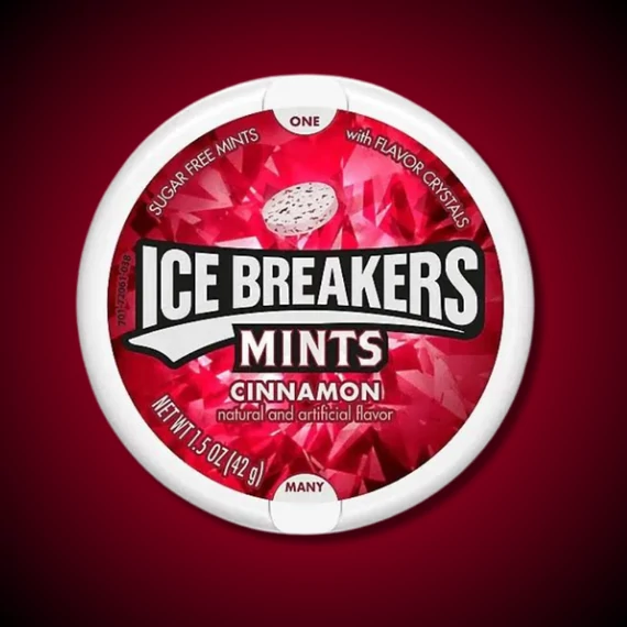 Ice Breakers Mints Cinnamon fahéj és mentol ízű cukorka 42g