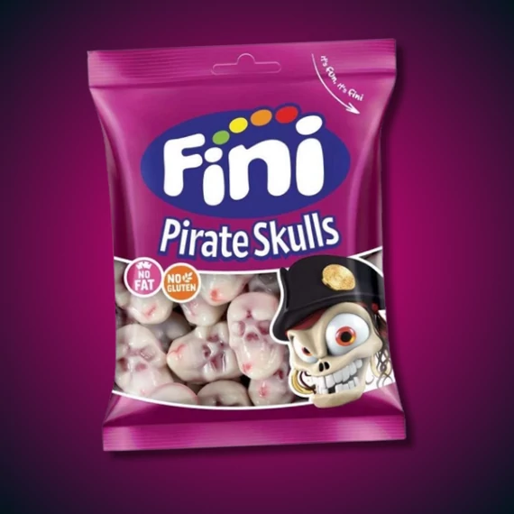 Fini Kalóz koponya gumicukor gyümölcsös ízben 75g