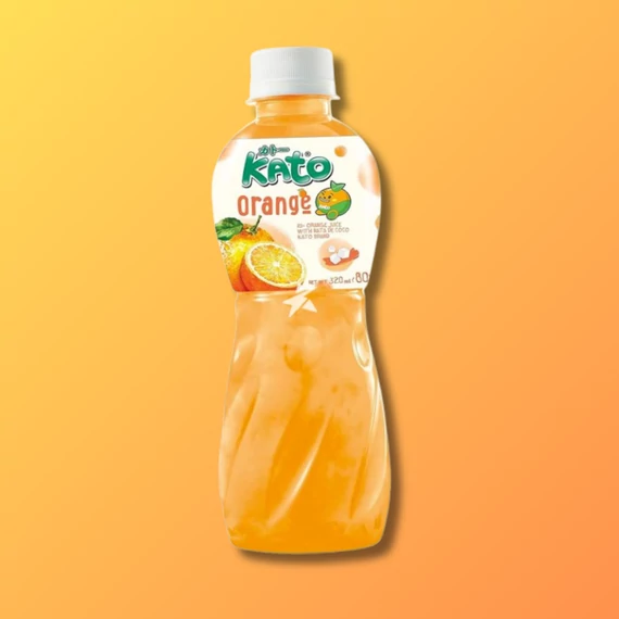 Kato Orange narancsos thaiföldi ital kókuszos zselével 320ml