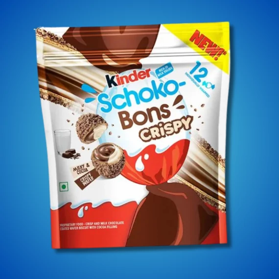 Kinder Schoko Bons Crispy ropogós tejcsokoládé bonbonok 67,2g