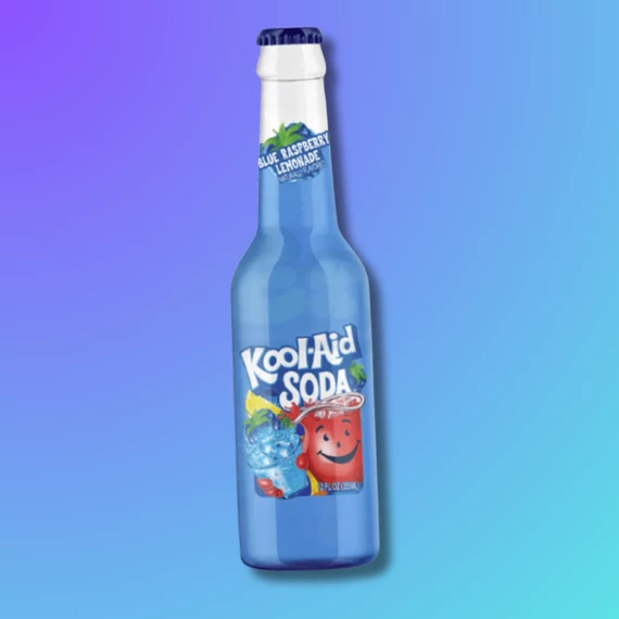 Kool-Aid Soda Blue Raspberry Lemonade kékmálna ízű gyümölcsös üdítő 355ml