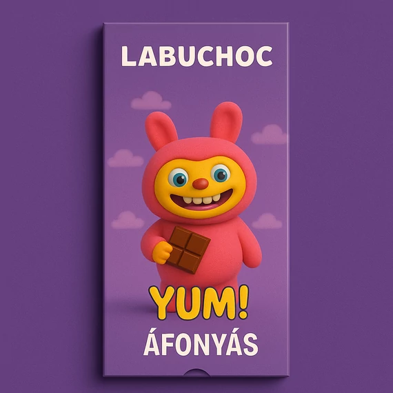 Labubu csokoládé Blueberry Creme áfonyakrémes csoki 75g 