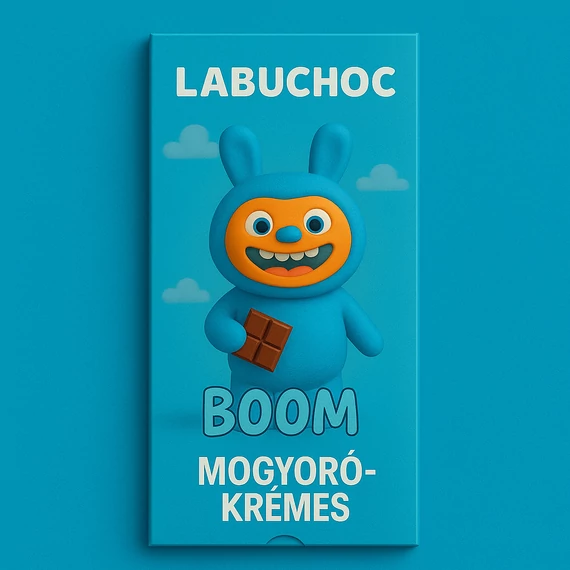 Labubu csokoládé Nuts Creme mogyorókrémes csoki 75g