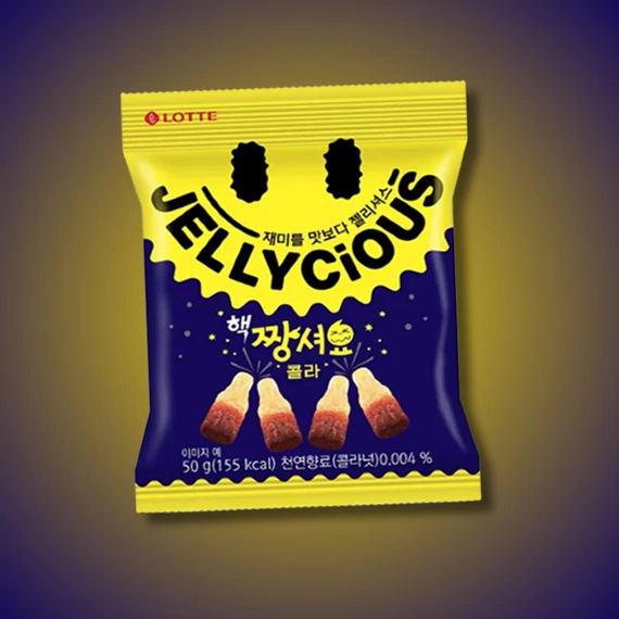 Lotte Jellycious kóla ízű koreai extra savanyú gumicukor 50g