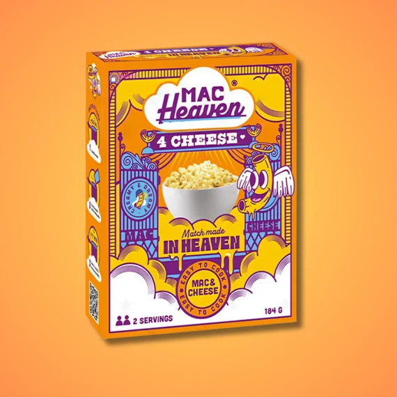 Mac Heaven 4 Cheese 4 sajtos Mac and Cheese 184g