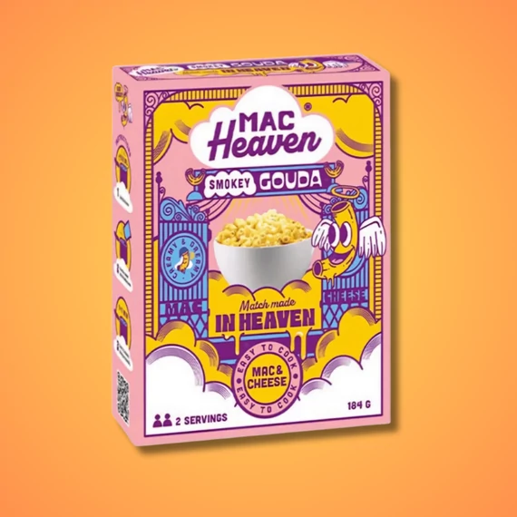 Mac Heaven Smokey Gouda Füstölt gouda sajtos Mac and Cheese 184g