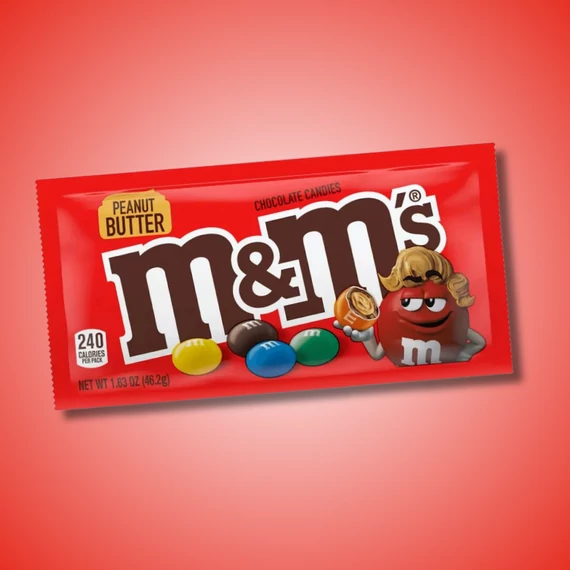 M&M's Peanut Butter mogyoróvajas drazsé 40g