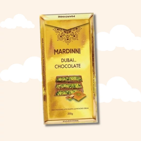 Prémium Mardinni dubai csokoládé 200g