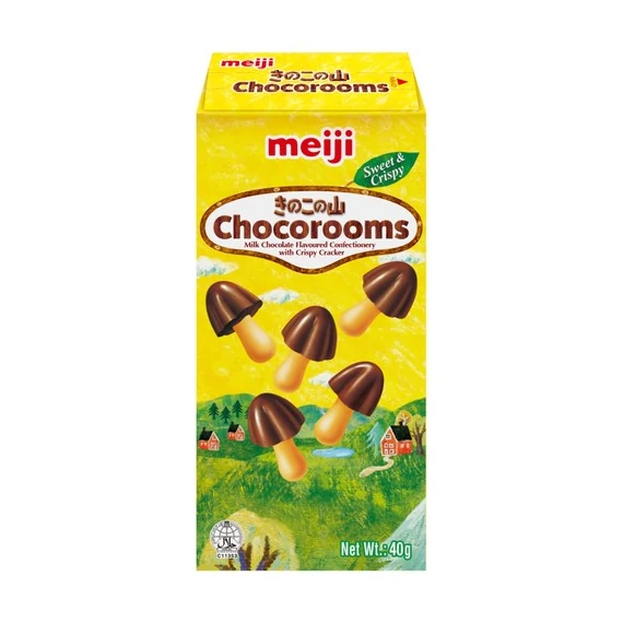  Meiji szingapúri gomba formájú csokoládés keksz 40g