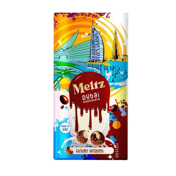 Meltz Kinder Dubai csokoládé Kinder csoki ízesítéssel 192g 