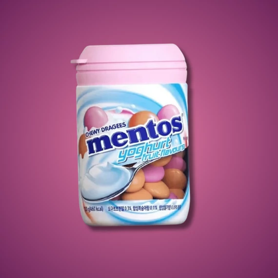 Mentos Joghurt ízű koreai cukorka 120g