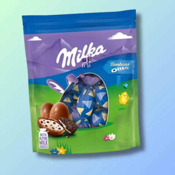 Milka Oreo tejcsokoládé tojások 86g