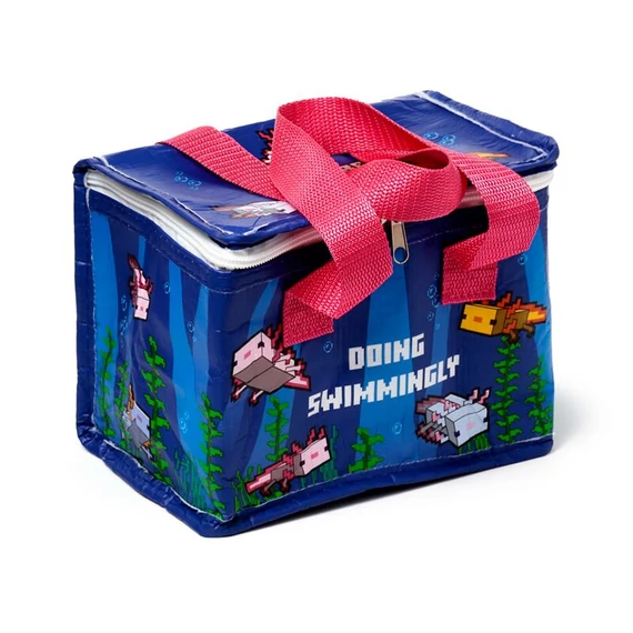 Minecraft Axolotl hűtőtáska