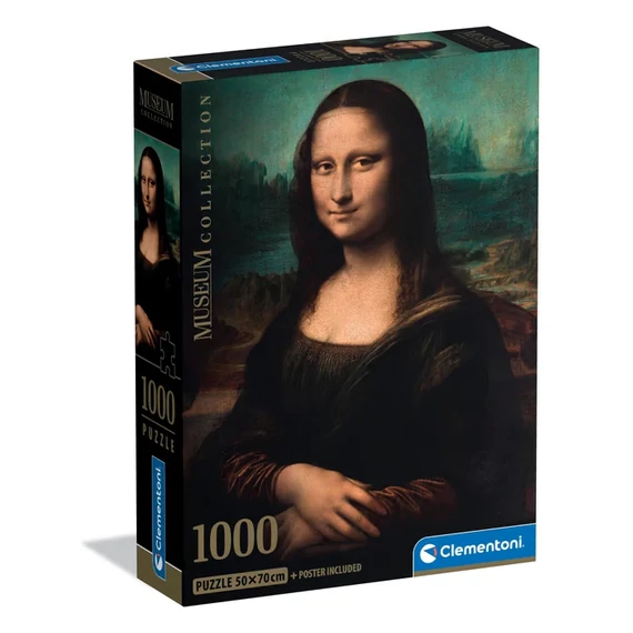 Mona Lisa puzzle ajándék poszterrel 1000db