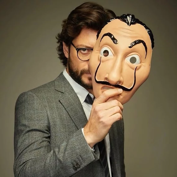 A nagy pénzrablás Salvador Dali maszk