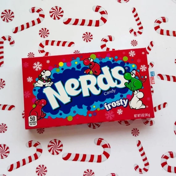 Nerds Frosty limitált karácsonyi gyümölcsös cukorka 141g