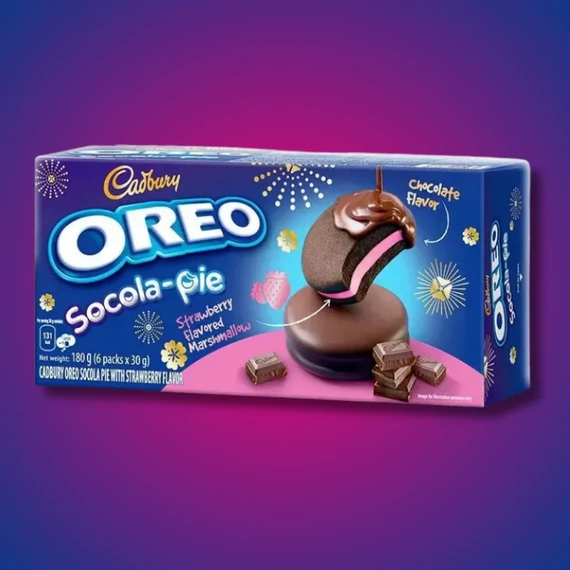 Oreo Cadbury Socola-Pie epres csokis pite 168g