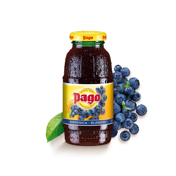 Pago Blueberry Áfonya ízű gyümölcslé 200ml