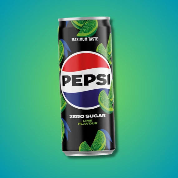 Pepsi Zero Lime szénsavas üdítőital lime ízesítéssel 330ml