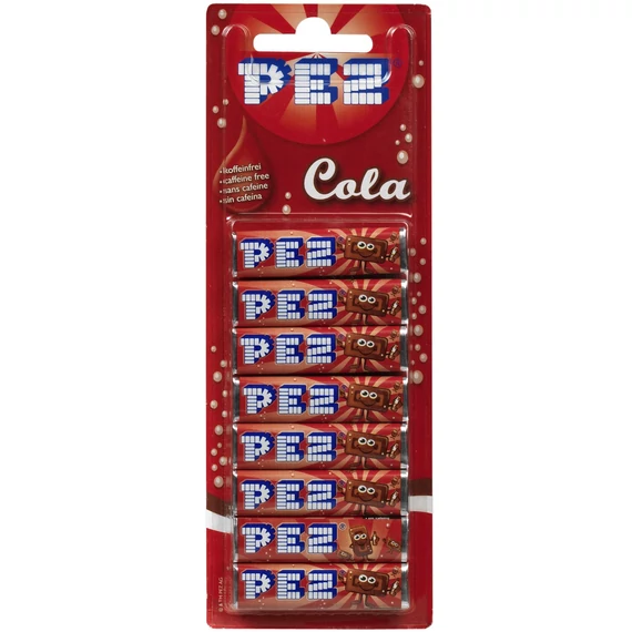 PEZ Cola ízű cukorka 51g