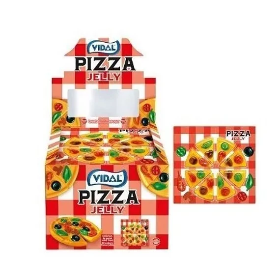 Pizza szelet gyümölcsös gumicukor 66g