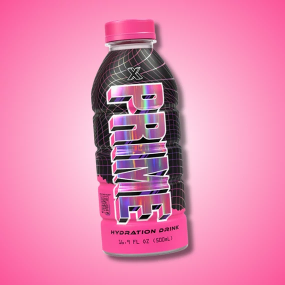 Prime Hydration X Pink hologrammos limitált sporital 500ml