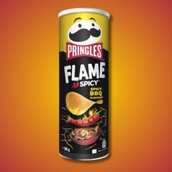 Pringles Chips Flame Fűszeres BBQ izű chips 160 g