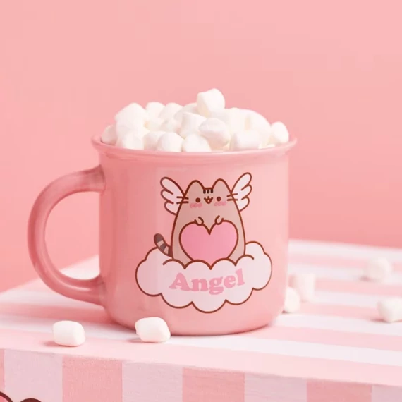 Pusheen Angel angyal bögre 