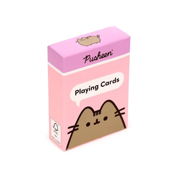 Pusheen franciakártya 