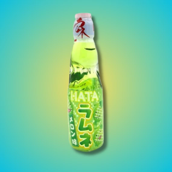 Hatakosen Ramune Sárgadinnye ízű szénsavas japán üdítő 200ml