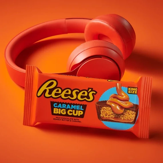 Reeses Caramel Big cup King size mogyoróvajas-karamellás tejcsokoládé 79g