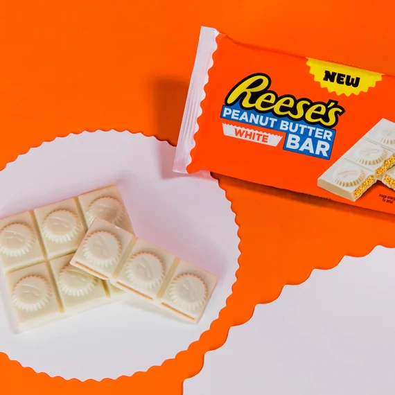 Reeses Peanut Butter Bar White fehércsokoládés mogyoróvajas amerikai édesség 90g