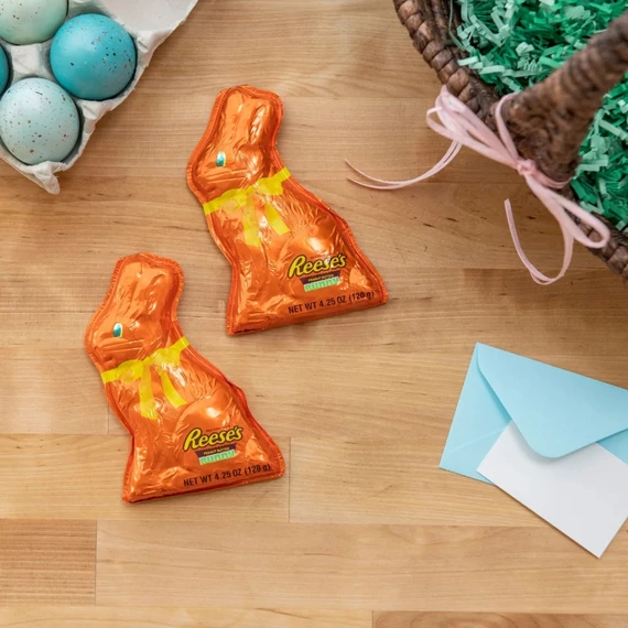 Reeses Bunny húsvéti nyuszi formájú mogyóróvajas tejcsokoládé 120g
