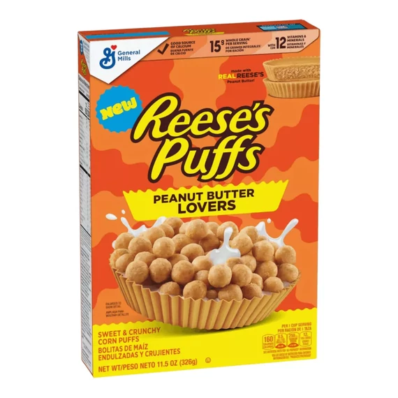 Reeses Puffs Peanut Butter Lovers gabonapehely 326g