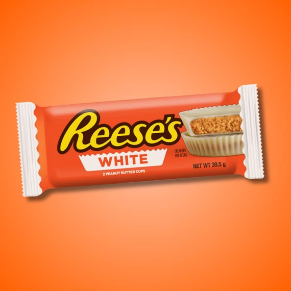 Reeses King size fehércsokoládéval bevont mogyorókrém falatkák 39g