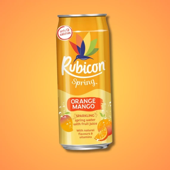 Rubicon Spring Orange-Mango ízű szénsavas üdítő 330ml