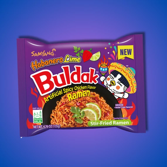 Samyang Buldak Habanero Lime ízű ramen 135g