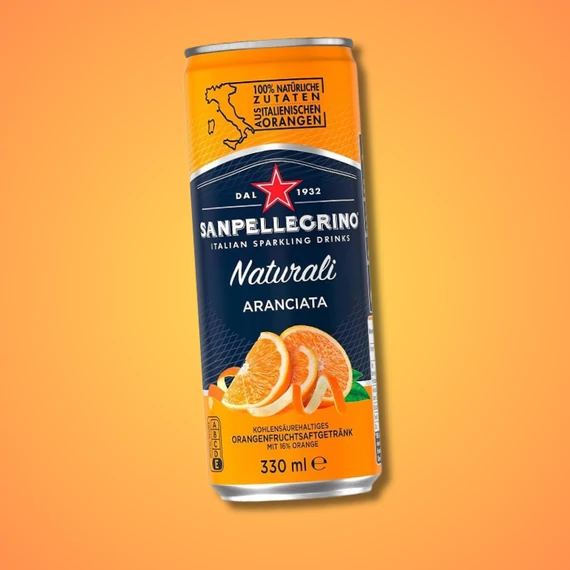 Sanpellegrino Aranciata narancs ízű szénsavas olasz üdítő 330ml