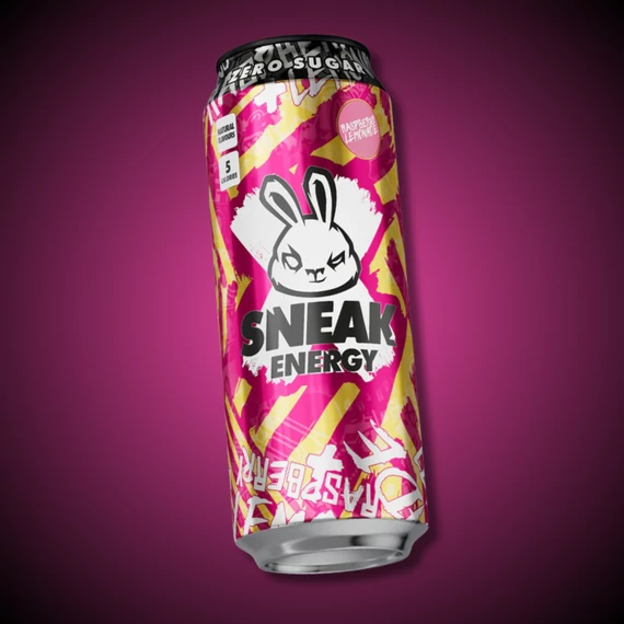 Sneak Energy Raspberry Lemonade málnás limonádé ízű angol energiaital 500ml