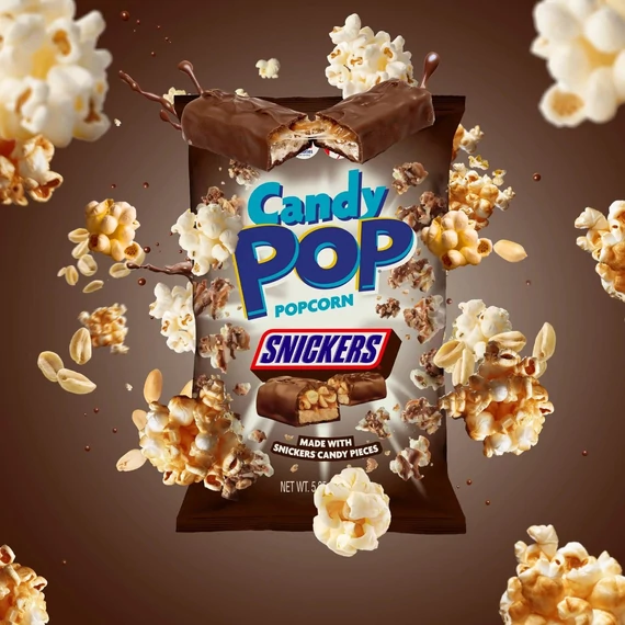 Snickers csokoládés popcorn 149g